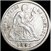 Image 1 : 1891 Seated Liberty Dime NEARLY UNCIRCULATED