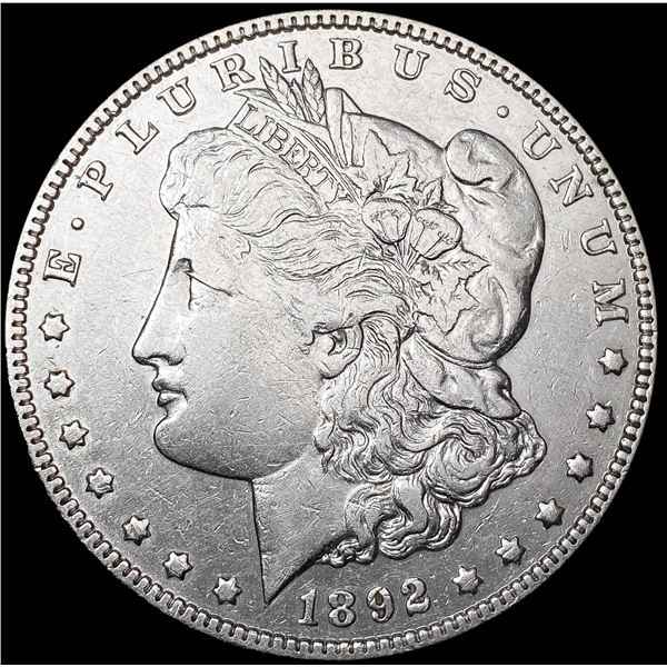 1892-O Morgan Silver Dollar NEARLY UNCIRCULATED