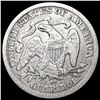 Image 2 : 1876-CC Seated Liberty Quarter NICELY CIRCULATED