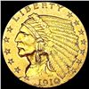 Image 1 : 1910 $2.50 Gold Quarter Eagle CLOSELY UNCIRCULATED