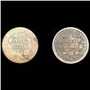 Image 2 : [2] Seated Lib Dimes [1837, 1838] NICELY CIRCULATE