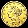 Image 1 : 1904 $2.50 Gold Quarter Eagle CLOSELY UNCIRCULATED