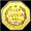 Image 2 : 1872 BG-914 Octagonal California Gold Half Dollar