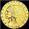 Image 1 : 1928 $2.50 Gold Quarter Eagle CLOSELY UNCIRCULATED