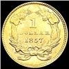 Image 2 : 1857 Rare Gold Dollar UNCIRCULATED