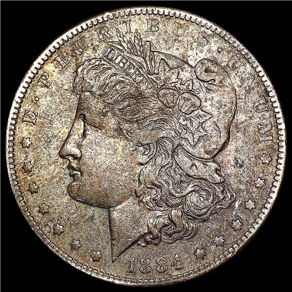 1884-S Morgan Silver Dollar NEARLY UNCIRCULATED