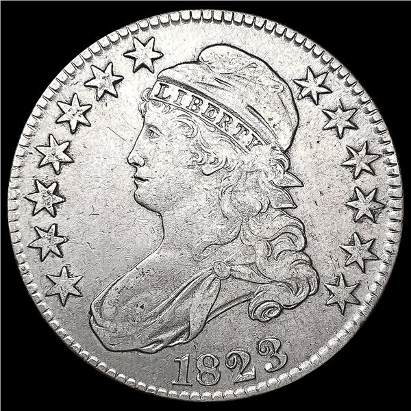 1823 Capped Bust Half Dollar LIGHTLY CIRCULATED