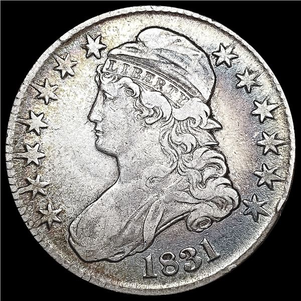 1831 Capped Bust Half Dollar LIGHTLY CIRCULATED