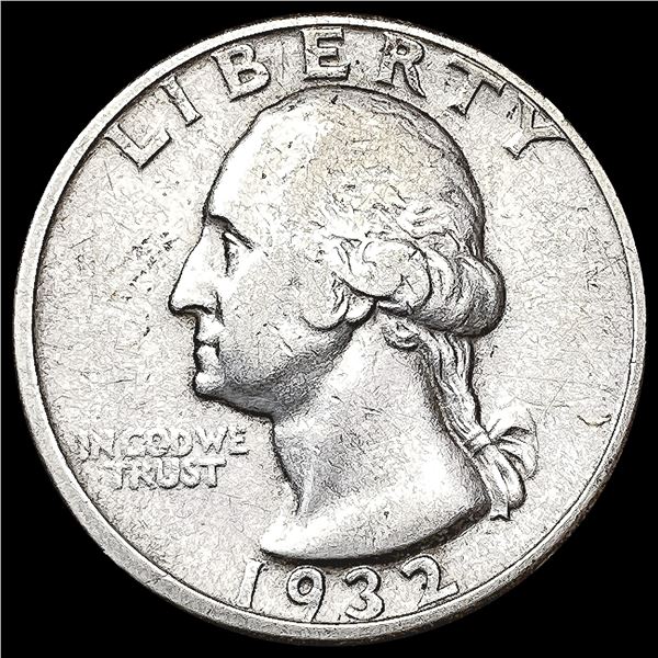 1932-D Washington Silver Quarter NEARLY UNCIRCULAT