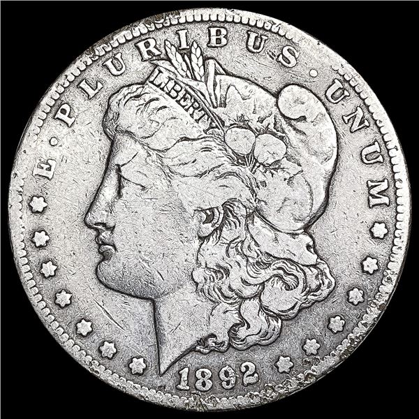 1892-CC Morgan Silver Dollar NICELY CIRCULATED
