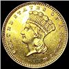 Image 1 : 1862 Rare Gold Dollar HIGH GRADE