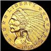Image 1 : 1912 $2.50 Gold Quarter Eagle CLOSELY UNCIRCULATED