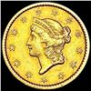 Image 1 : 1851 Rare Gold Dollar ABOUT UNCIRCULATED