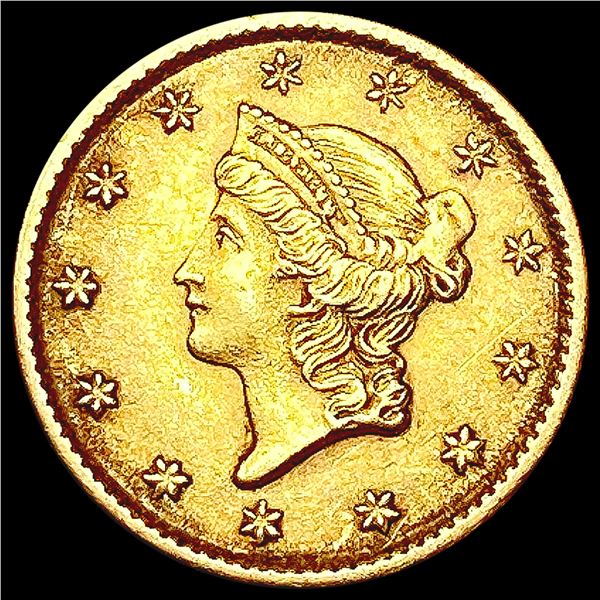 1853 Rare Gold Dollar CLOSELY UNCIRCULATED