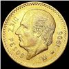 Image 1 : 1906 Mexico .2411oz Gold 10 Pesos CLOSELY UNCIRCUL