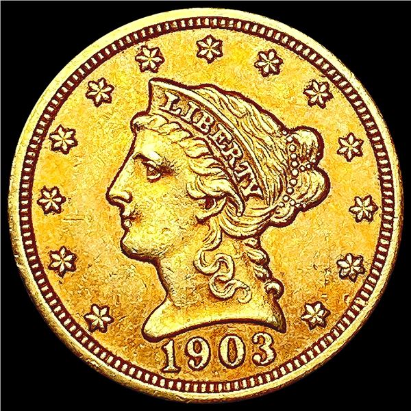 1903 $2.50 Gold Quarter Eagle UNCIRCULATED