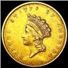 Image 1 : 1855 Rare Gold Dollar CLOSELY UNCIRCULATED