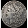 Image 1 : 1890-CC Morgan Silver Dollar NICELY CIRCULATED