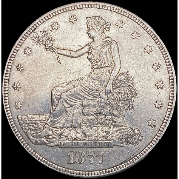 1877-S Silver Trade Dollar CLOSELY UNCIRCULATED