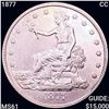 Image 1 : 1877-CC Silver Trade Dollar HIGH GRADE +