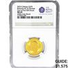 Image 1 : 2023 G.B £25 1/4oz. Gold NGC MS69 KCIII OBV 458th
