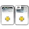 Image 2 : [2] 2023 G.B £10 .10oz. Gold NGC MS69 Q&K OBV 441s