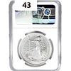 Image 2 : 2023 G.B £2 1oz. Silver NGC MS68 QEII OBV 458th