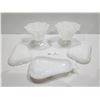 Image 2 : Collection Of Milk Glass Dishware
