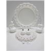 Image 1 : Assortment Of Decorative Milk Glass