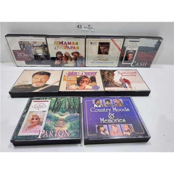 Assorted Records And Cds