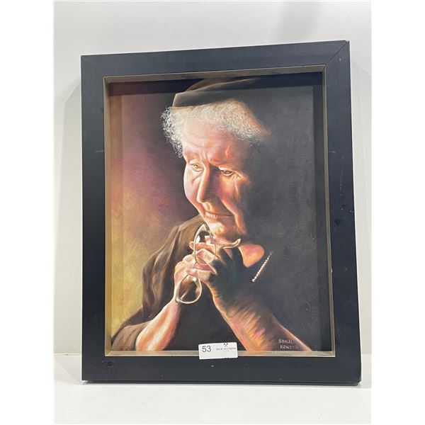 Praying Woman Painting By Sonja Newson