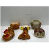 Image 2 : Ceramic Roosters And Owl