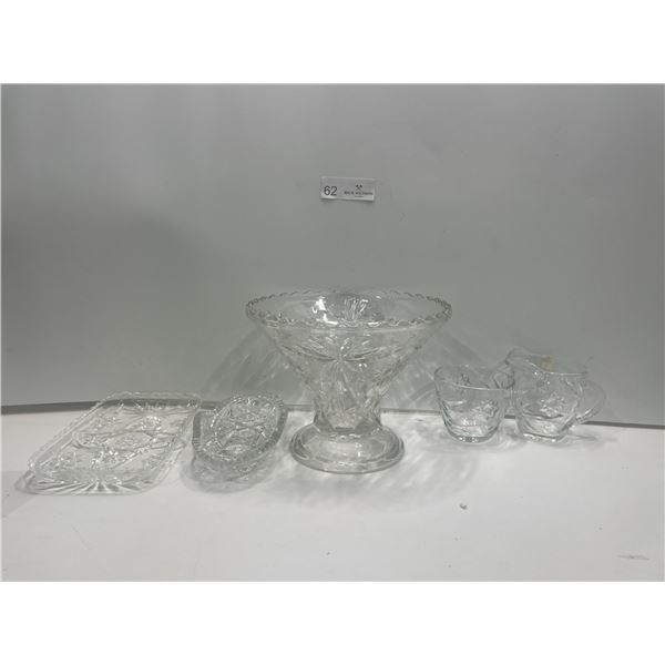 Assortment Of Crystal Dishware
