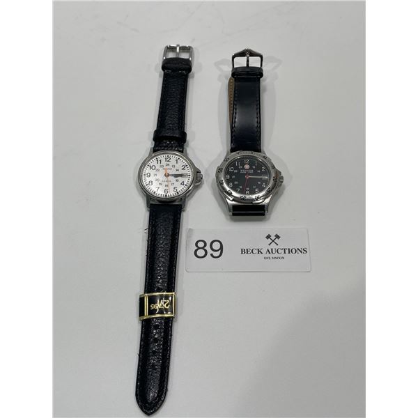 Wenger Swiss Steel Watch, Bulova Stainless Steel Watch