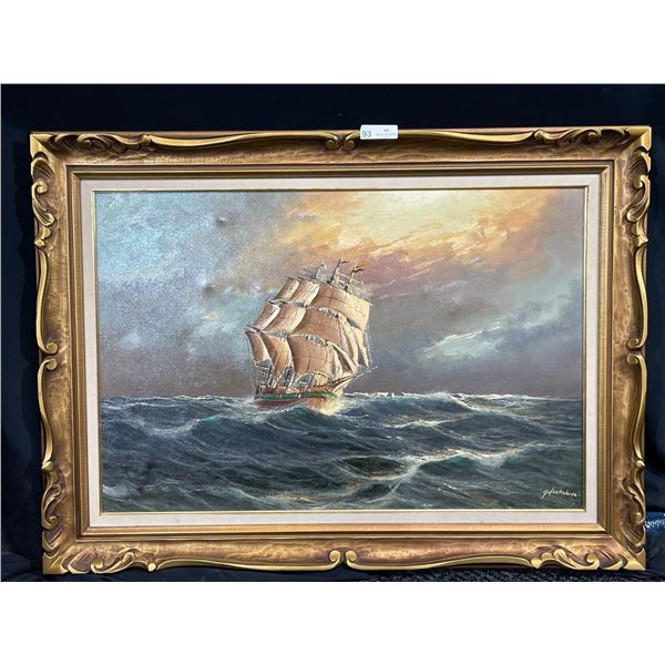 Beautiful Collection of Oceanic Themed Signed Acrylic Paintings