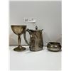 Image 3 : Assortment Of Silver, Brass, And Gold Dishware