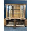 Image 2 : Mid Century Modern Wooden China Cabinet, 63L x 19D x 72H