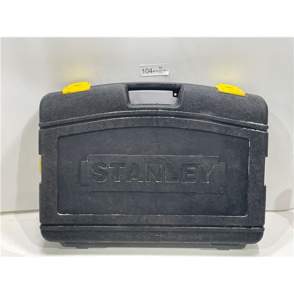 Stanley Tool Box With Wrenches And Bits