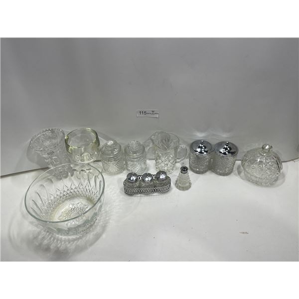 Assorted Glassware And Crystal