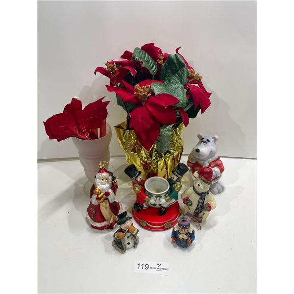 Christmas Decoration And Glass Angel Babies