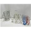 Image 1 : Assortment Of Wine Glasses, Goblets, Glass Pitcher, And Cups