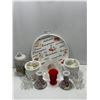 Image 1 : Assortment Of Collectible Dishware, And Home Decor, Candle Holders,