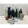 Image 1 : Assorted Vintage Vases, And Bottles