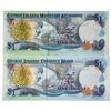 Image 2 : Cayman Islands Monetary Authority - Lot 2 1996 & 1998 $1 -UNC Cat:$65.