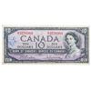 Image 1 : Bank of Canada 1954 $10 - Modified Portrait