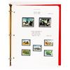 Image 78 : GUERNSEY -Jersey - Isle of Man - Stamp Collection - Cat: Value $956.00 Red Binder