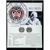 Image 1 : Bill Reid - 100 Years - Special Issue 2 Coin Set x $2 on Display Giclee Art card