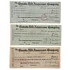 Image 2 : Grouping of Canada Life Assurance Banking Instruments - dated 1920's-40's With Excise Stamps