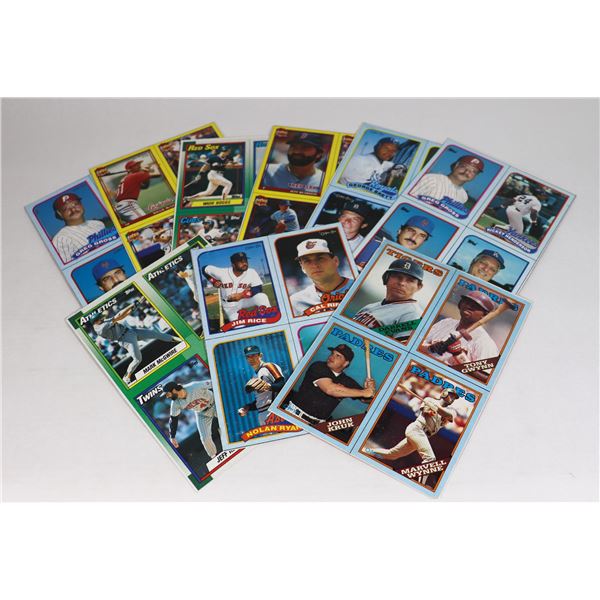 LOT OF BASEBALL CARDS INCLUDING NOLAN RYAN, CAL