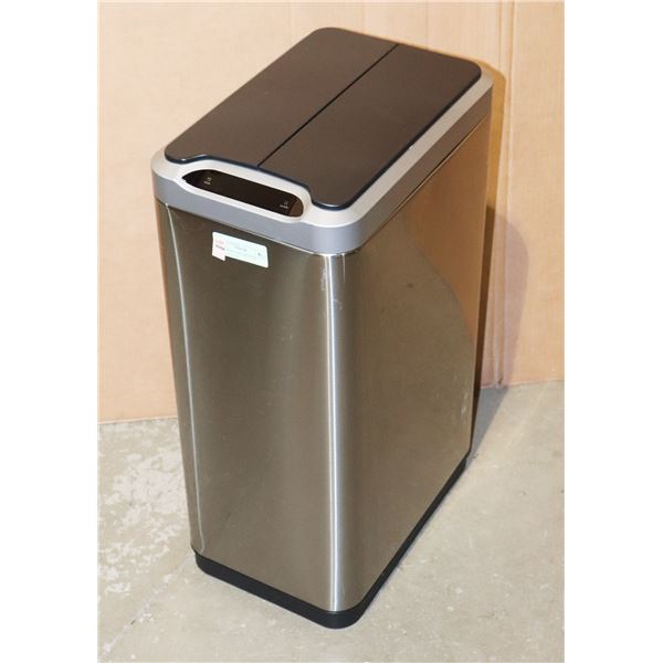 STAINLESS STEEL NO HAND GARBAGE CAN